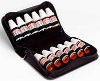 TASCHENAPOTHEKE 12er DHU Rinderleder 10 g Gl.schw.