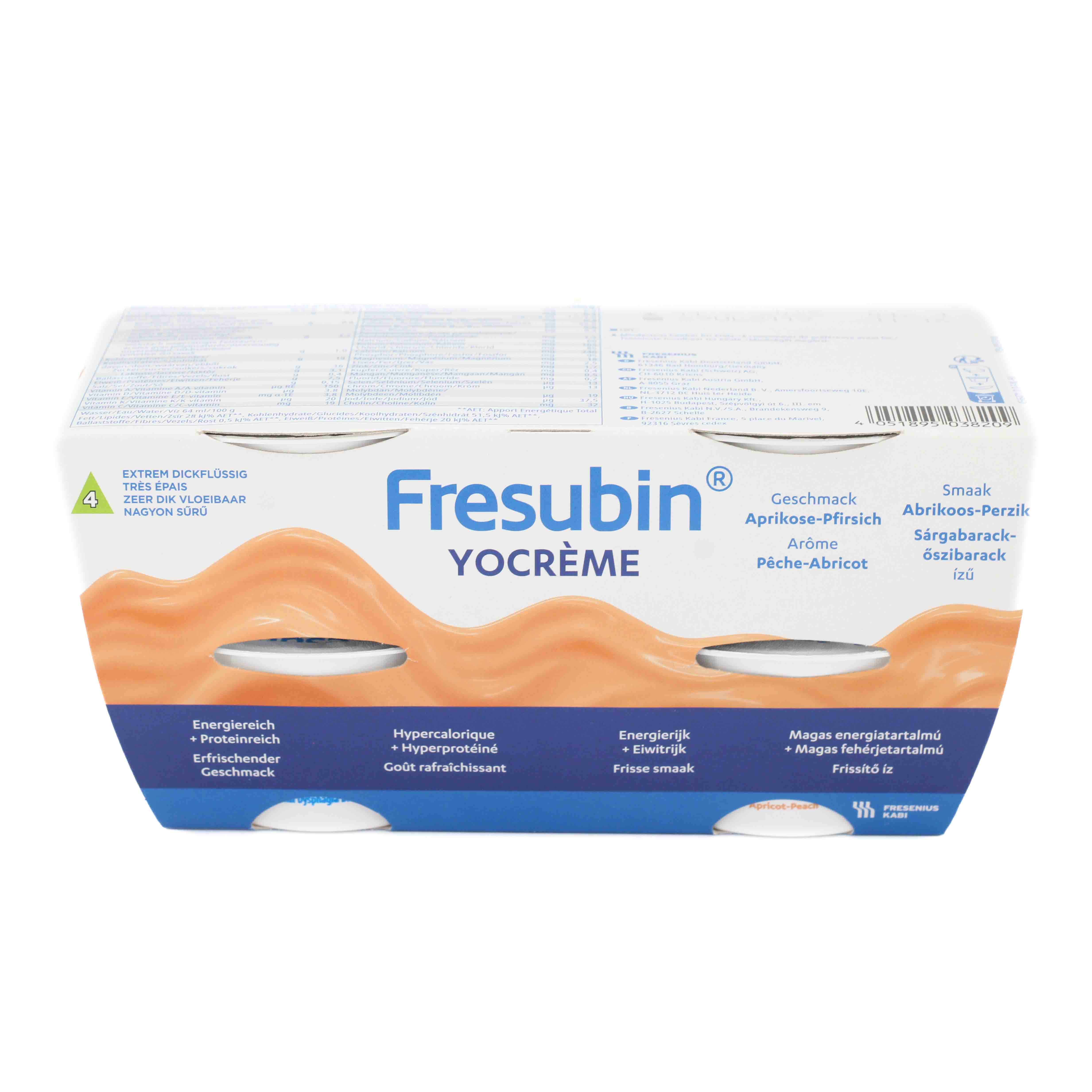 FRESUBIN YOcreme Aprikose Pfirsich