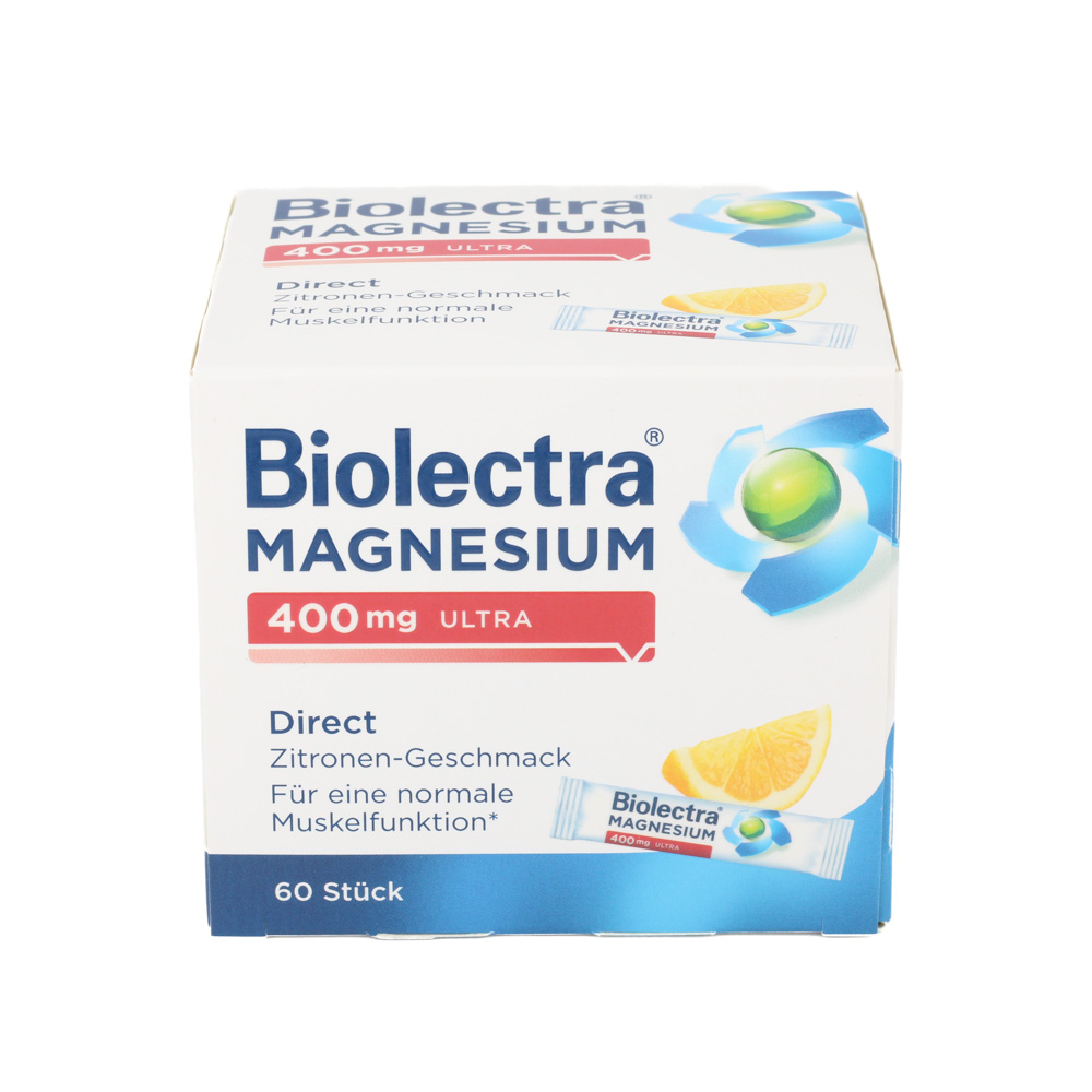 BIOLECTRA Magnesium 400 mg ultra Direct Zitrone