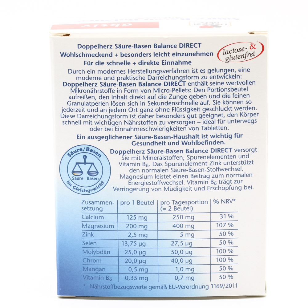 DOPPELHERZ Säure-Basen Balance DIRECT Pellets