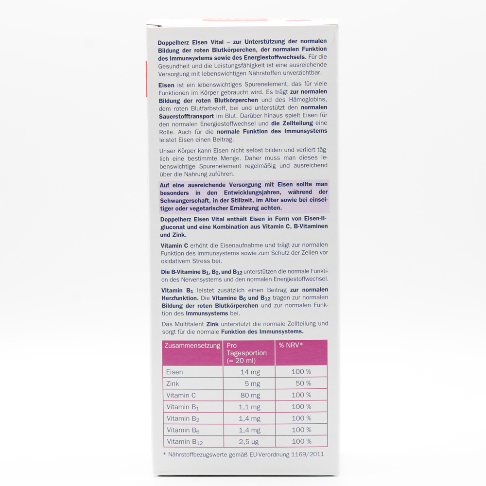 DOPPELHERZ Eisen Vital Tonikum