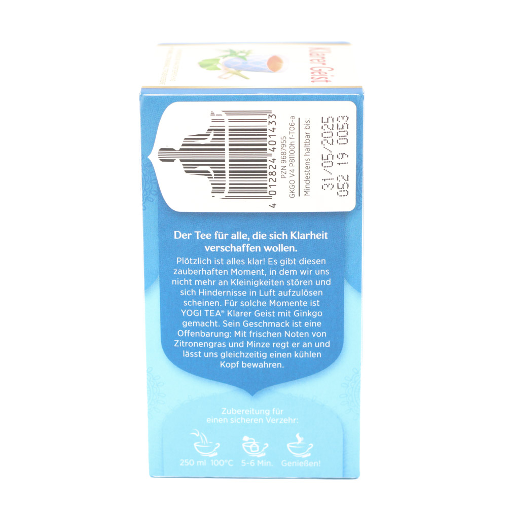 YOGI TEA Klarer Geist Bio Filterbeutel