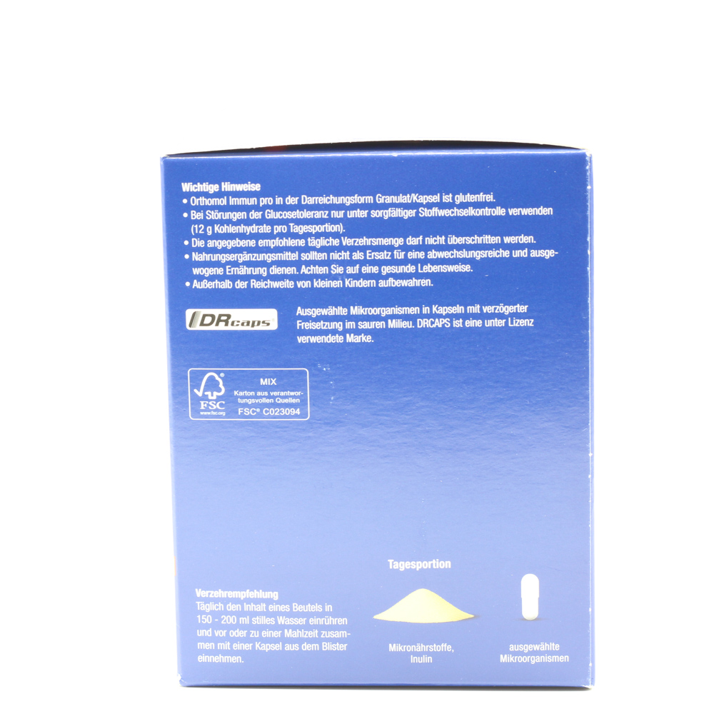 ORTHOMOL Immun pro Granulat/Kapseln Kombipack.