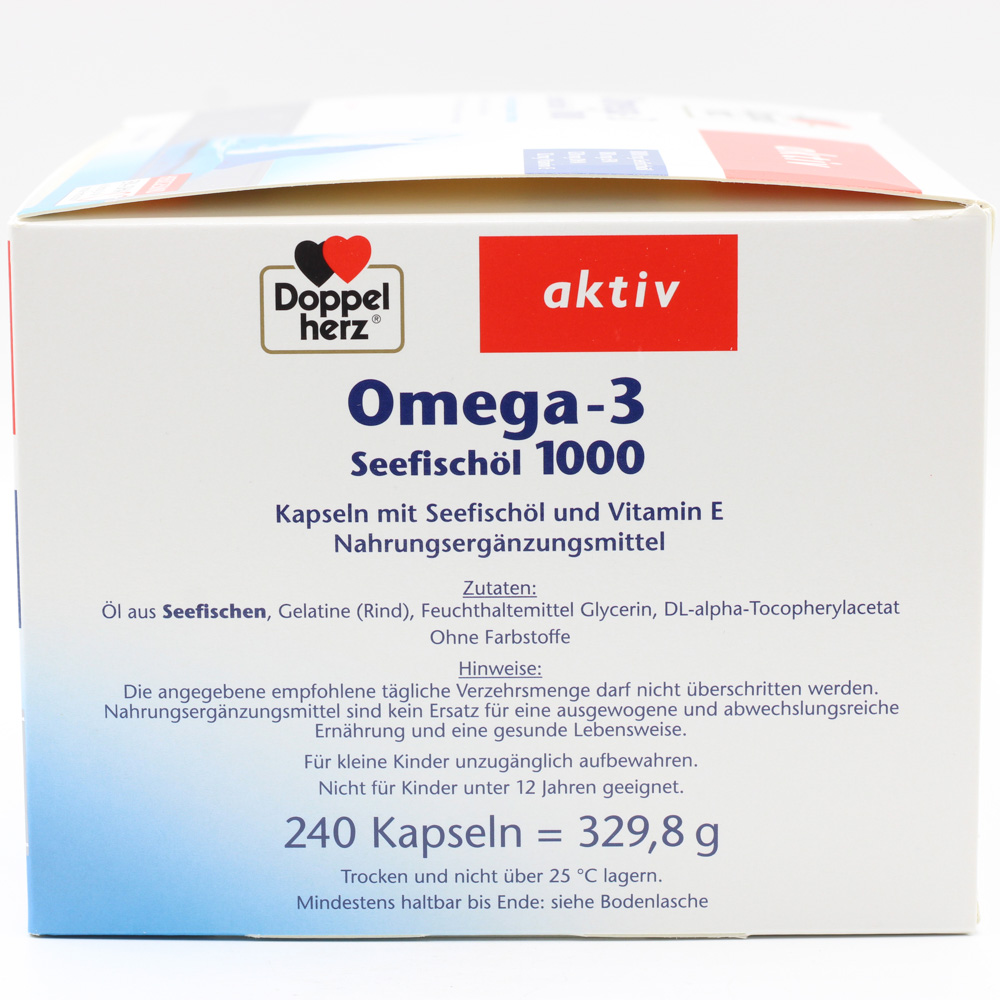DOPPELHERZ Omega-3 Seefischöl 1000 Kapseln