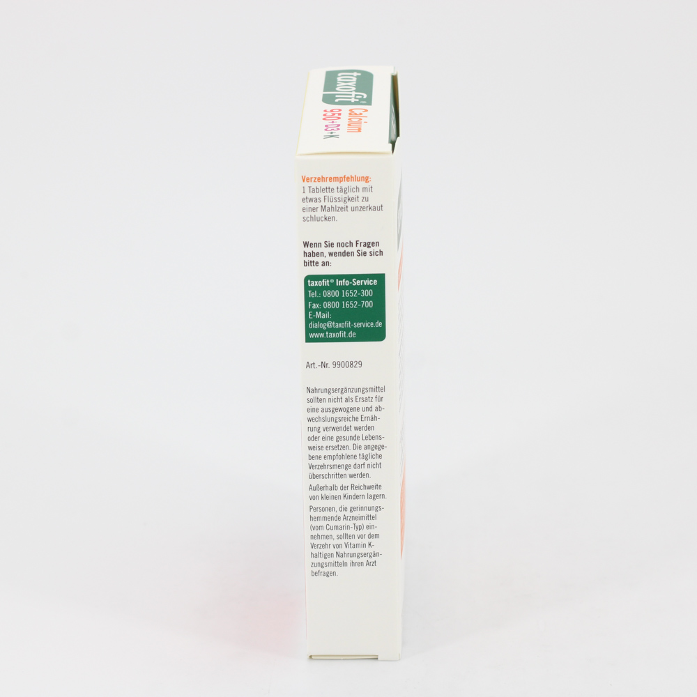 TAXOFIT Calcium 950+D3+K Tabletten