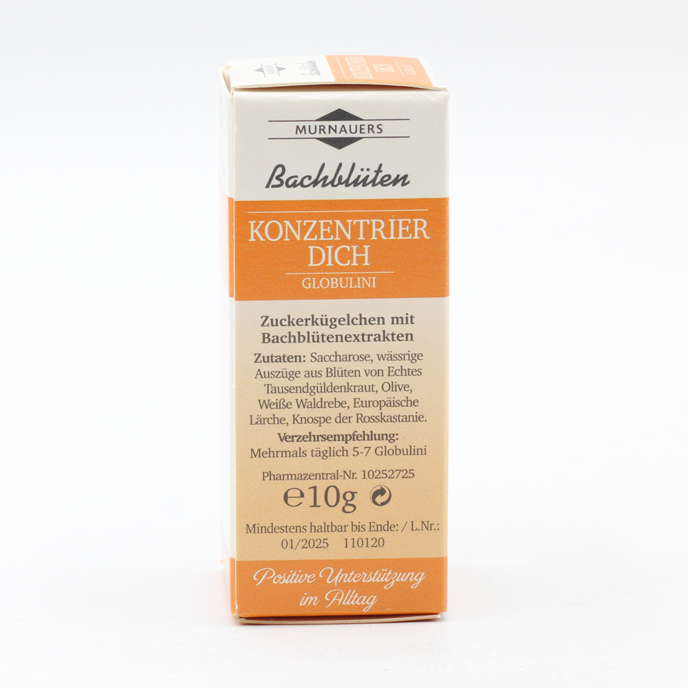BACHBLÜTEN Murnauers Konzentrier Dich Globulini