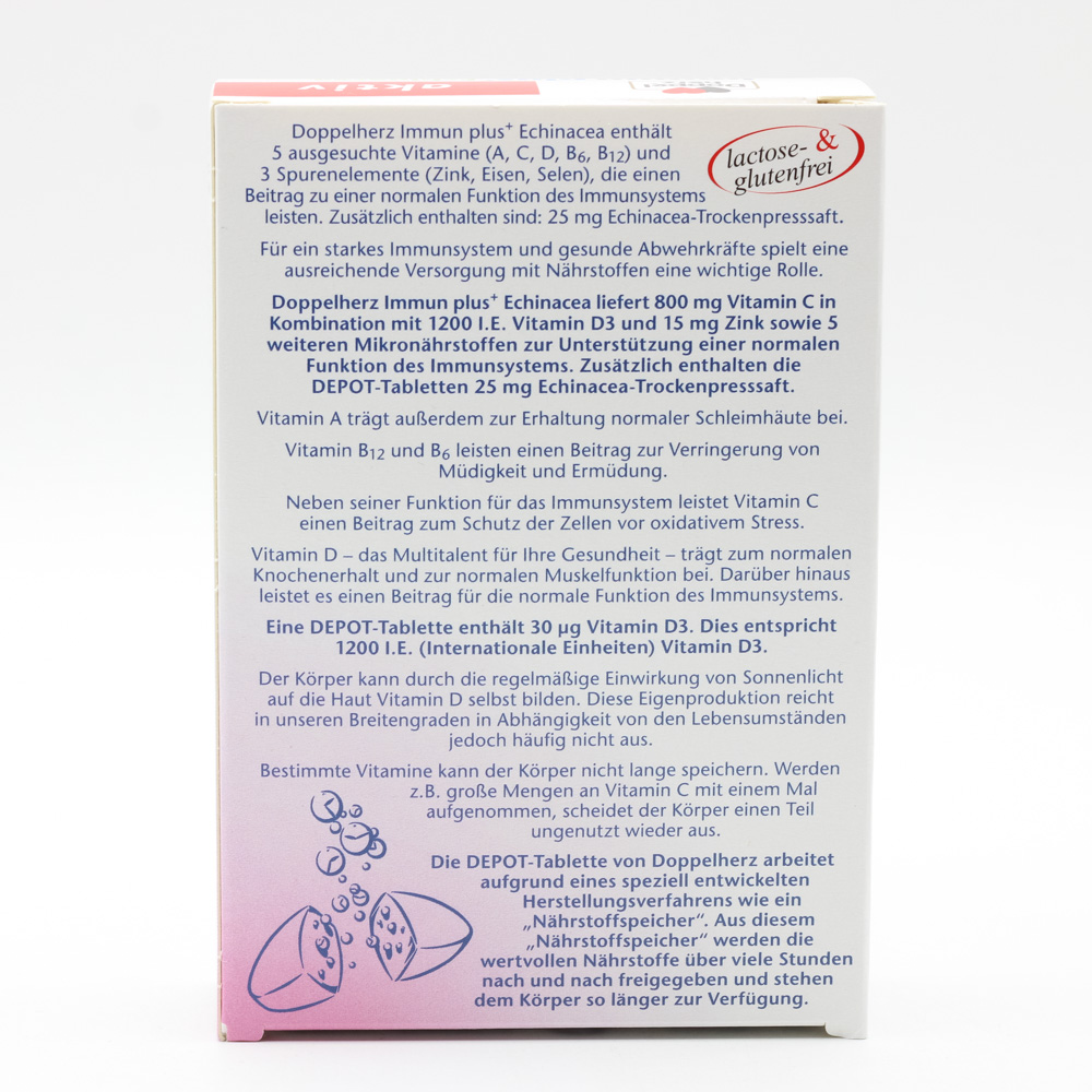 DOPPELHERZ Immun plus Echinacea Depot Tabletten