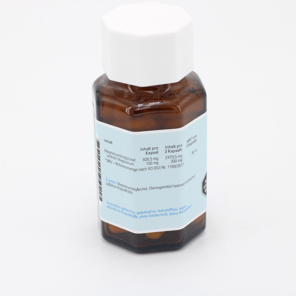 NATURAFIT Magnesium 100 mg Magnesiumglycinat Kaps.