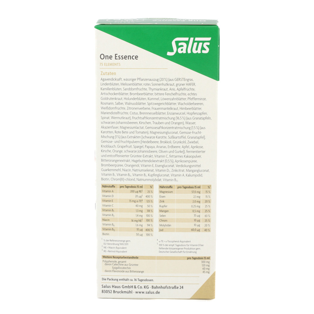 ONE ESSENCE 75 Elements Elixier Salus