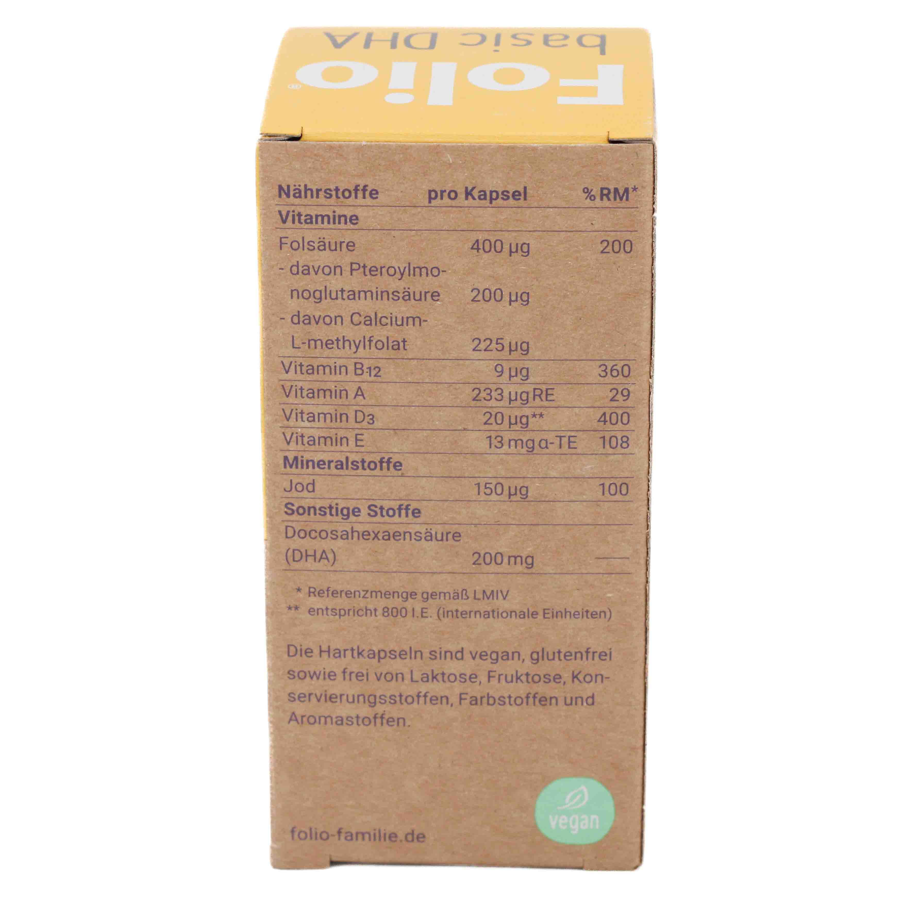 FOLIO 2 basic DHA Hartkapseln