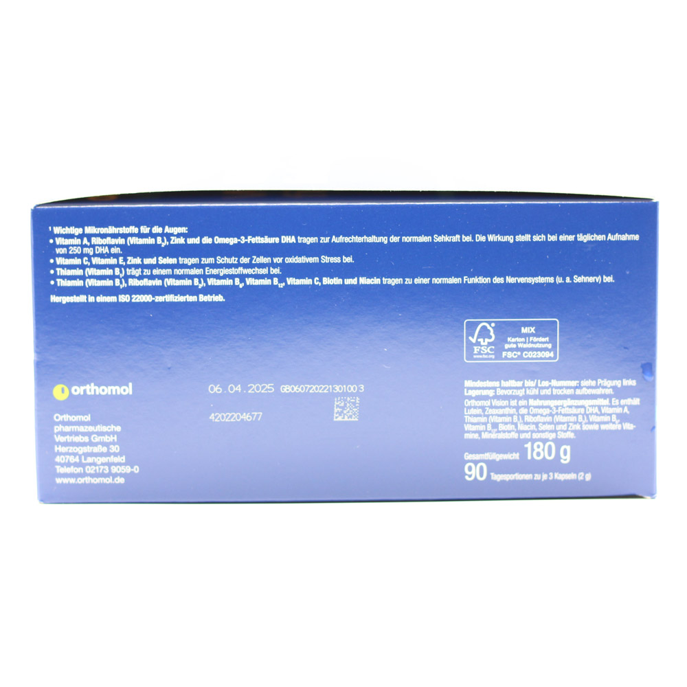 ORTHOMOL Vision Kapseln