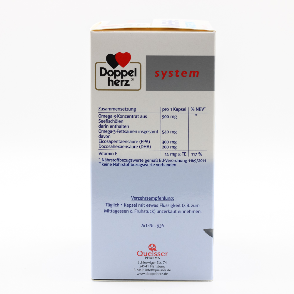 DOPPELHERZ Omega-3 Konzentrat system Kapseln