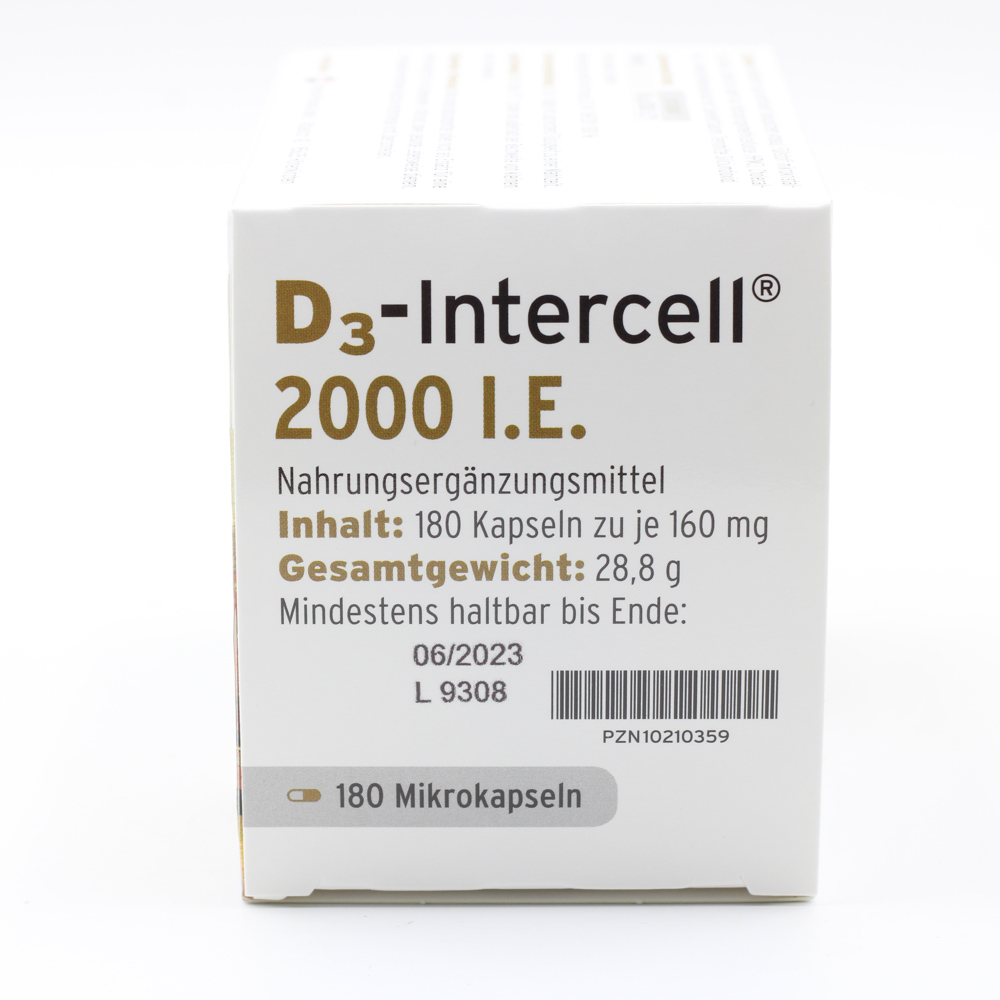 D3-INTERCELL 2.000 I.E. Kapseln