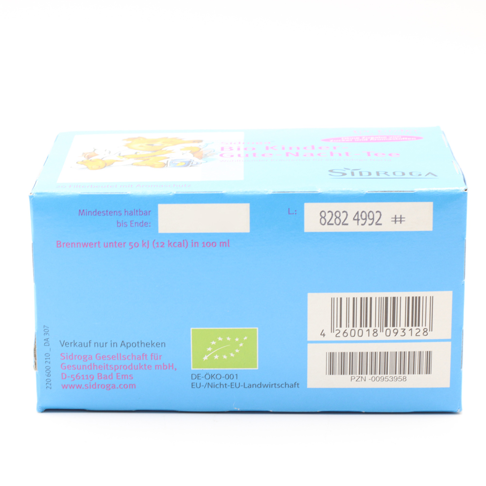 SIDROGA Bio Kinder-Gute-Nacht-Tee Filterbeutel