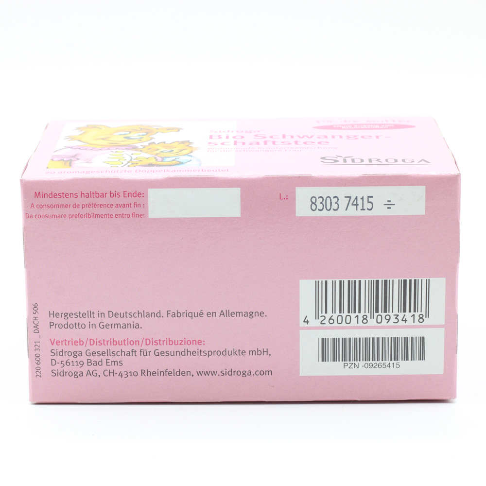 SIDROGA Bio Schwangerschaftstee Filterbeutel