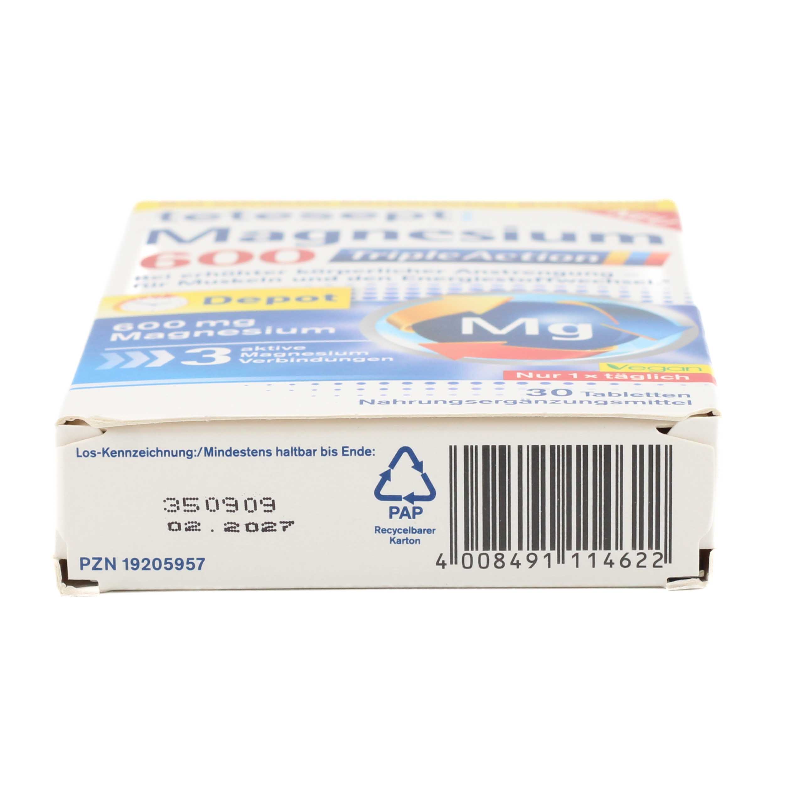 TETESEPT Magnesium 600 Triple Action Filmtabletten