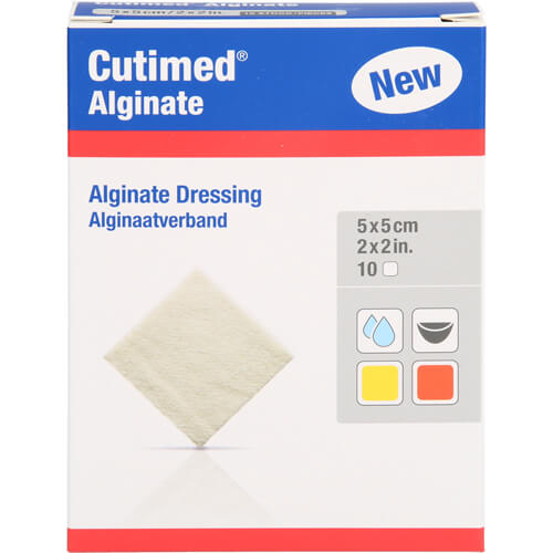 CUTIMED Alginate Alginatkompressen 5x5 cm
