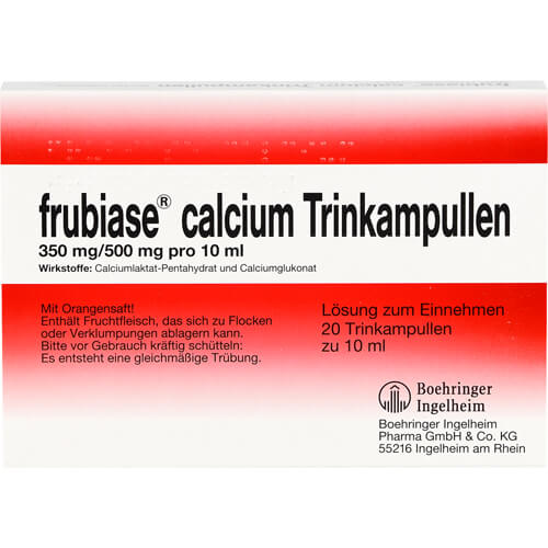 FRUBIASE CALCIUM T Trinkampullen