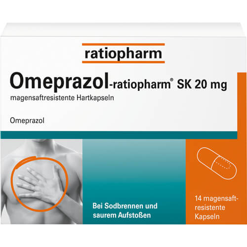 OMEPRAZOL-ratiopharm SK 20 mg magensaftr.Hartkaps.
