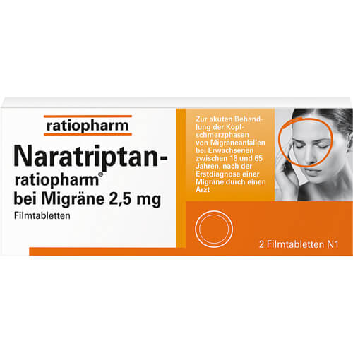 NARATRIPTAN-ratiopharm bei Migräne Filmtabletten