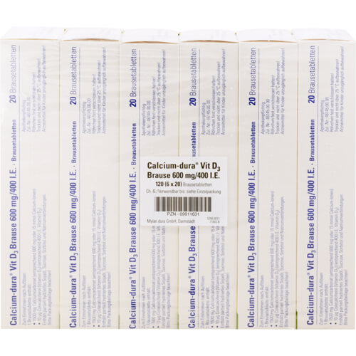 CALCIUM DURA Vit D3 Brause 600 mg/400 I.E.