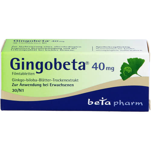 GINGOBETA 40 mg Filmtabletten