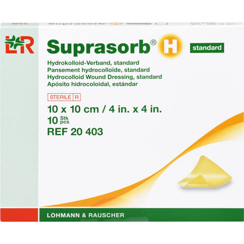 SUPRASORB H Hydrokoll.Verb.standard 10x10 cm
