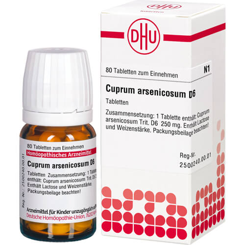 CUPRUM ARSENICOSUM D 6 Tabletten