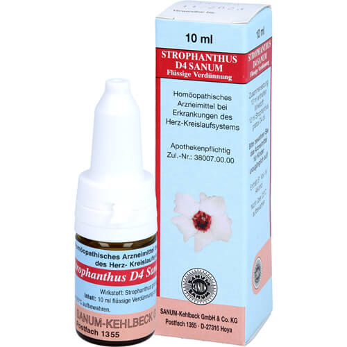 STROPHANTHUS D 4 Sanum flüssige Verdünnung Tropfen