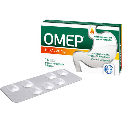 OMEP HEXAL 20 mg magensaftresistente Tabletten