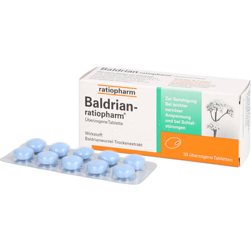 BALDRIAN-RATIOPHARM überzogene Tabletten