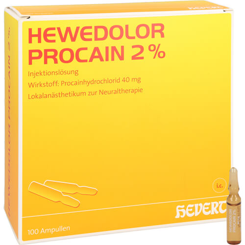 HEWEDOLOR Procain 2% Injektionslösung in Ampullen