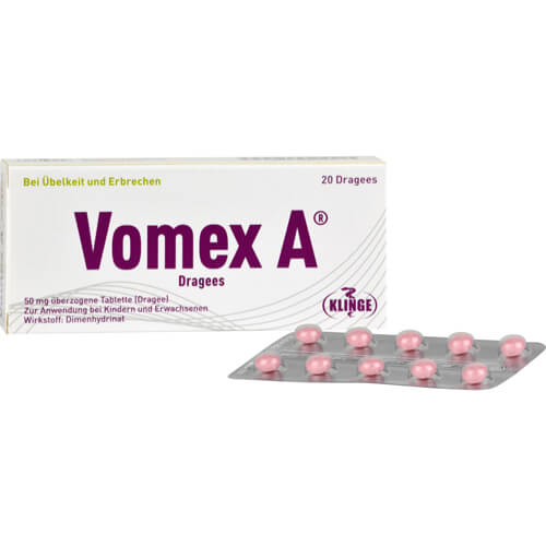 VOMEX A Dragees 50 mg überzogene Tabletten