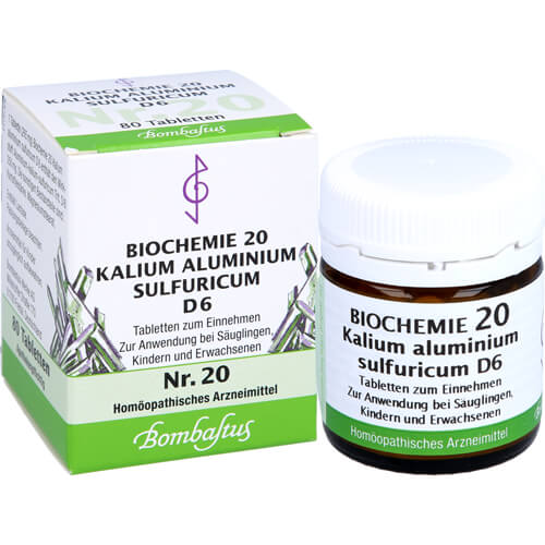 BIOCHEMIE 20 Kalium aluminium sulfuricum D 6 Tabl.