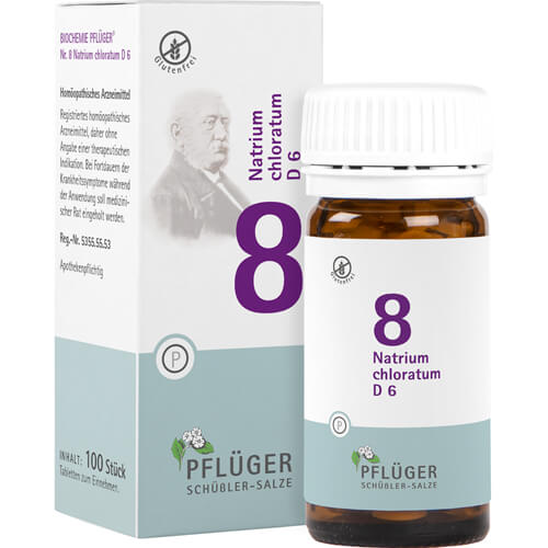 BIOCHEMIE Pflüger 8 Natrium chloratum D 6 Tabl.