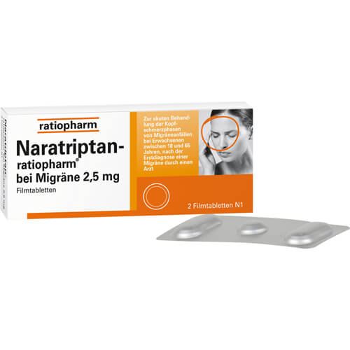 NARATRIPTAN-ratiopharm bei Migräne Filmtabletten