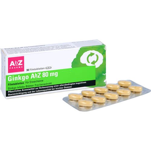 GINKGO AbZ 80 mg Filmtabletten
