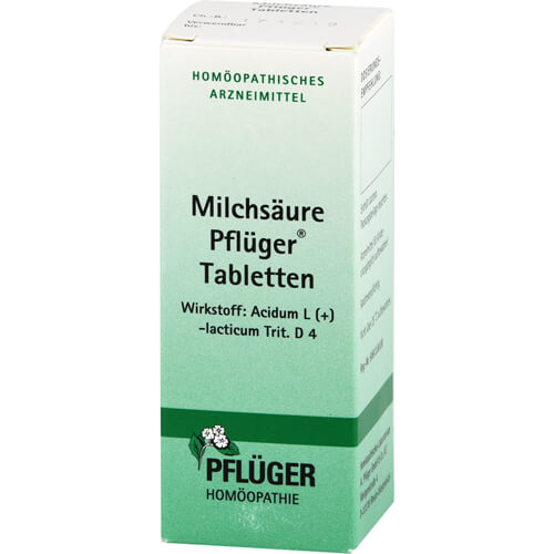 MILCHSÄURE Pflüger Tabletten