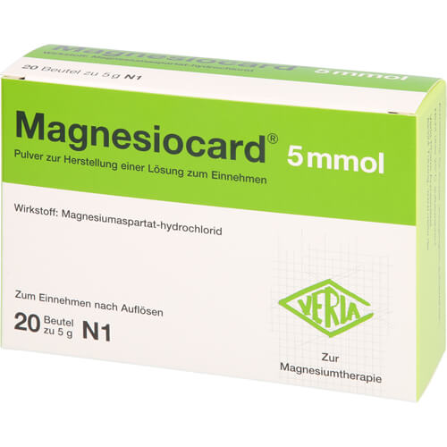 MAGNESIOCARD 5 mmol Plv.z.Her.e.Lsg.z.Einnehmen