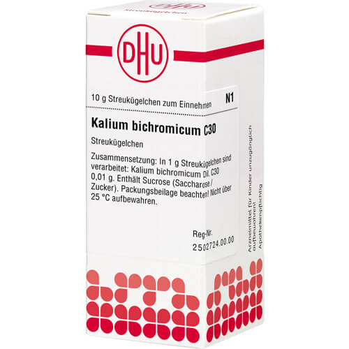 KALIUM BICHROMICUM C 30 Globuli