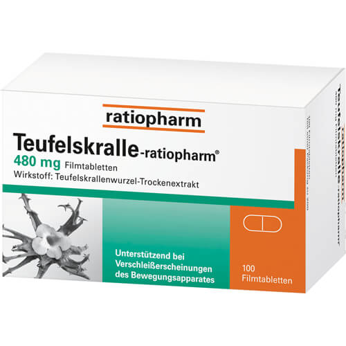 TEUFELSKRALLE-RATIOPHARM Filmtabletten