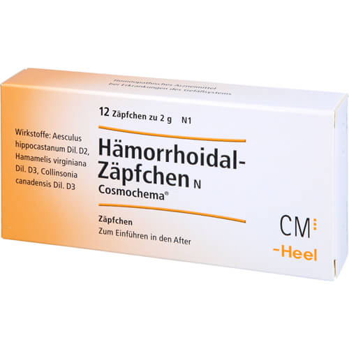 HÄMORRHOIDAL Zäpfchen N Cosmochema