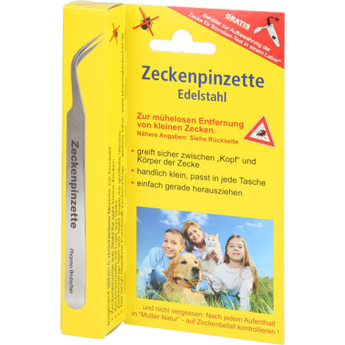 ZECKENPINZETTE Chirurgenstahl