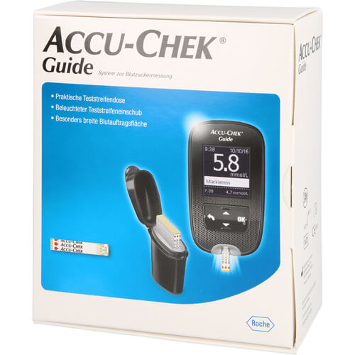 ACCU-CHEK Guide Blutzuckermessgerät Set mmol/l