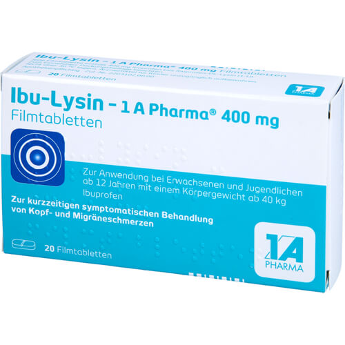 IBU-LYSIN 1A Pharma 400 mg Filmtabletten