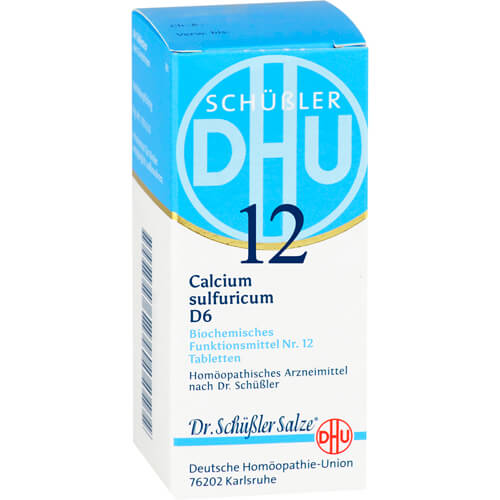 BIOCHEMIE DHU 12 Calcium sulfuricum D 6 Tabletten