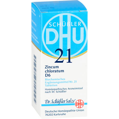 BIOCHEMIE DHU 21 Zincum chloratum D 6 Tabletten