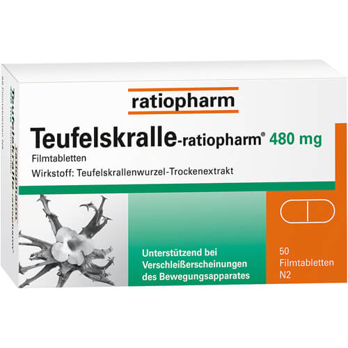 TEUFELSKRALLE-RATIOPHARM Filmtabletten