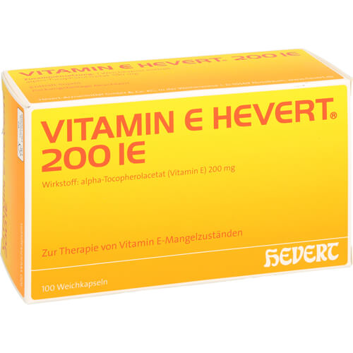 VITAMIN E HEVERT 200 I.E. Weichkapseln