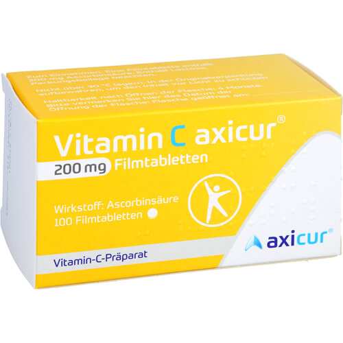 VITAMIN C AXICUR 200 mg Filmtabletten
